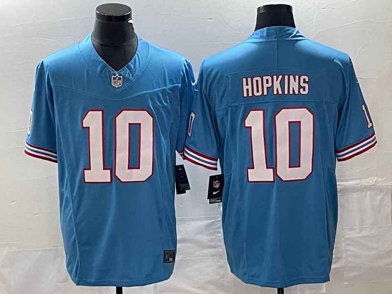 Men's Tennessee Titans #10 DeAndre Hopkins Blue 2023 FUSE Vapor Limited Throwback Stitched Jersey,We sell and wholesale Men's Tennessee Titans #10 DeAndre Hopkins Blue 2023 FUSE Vapor Limited Throwback Stitched Jersey on line form chian!